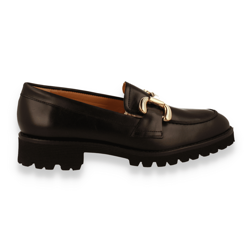 Jhay Dames Mocassin Zwart