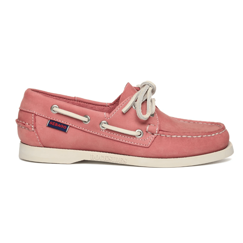 Roze Sebago Docksides Dames Sebago Docksides Portland Nubuck Pink