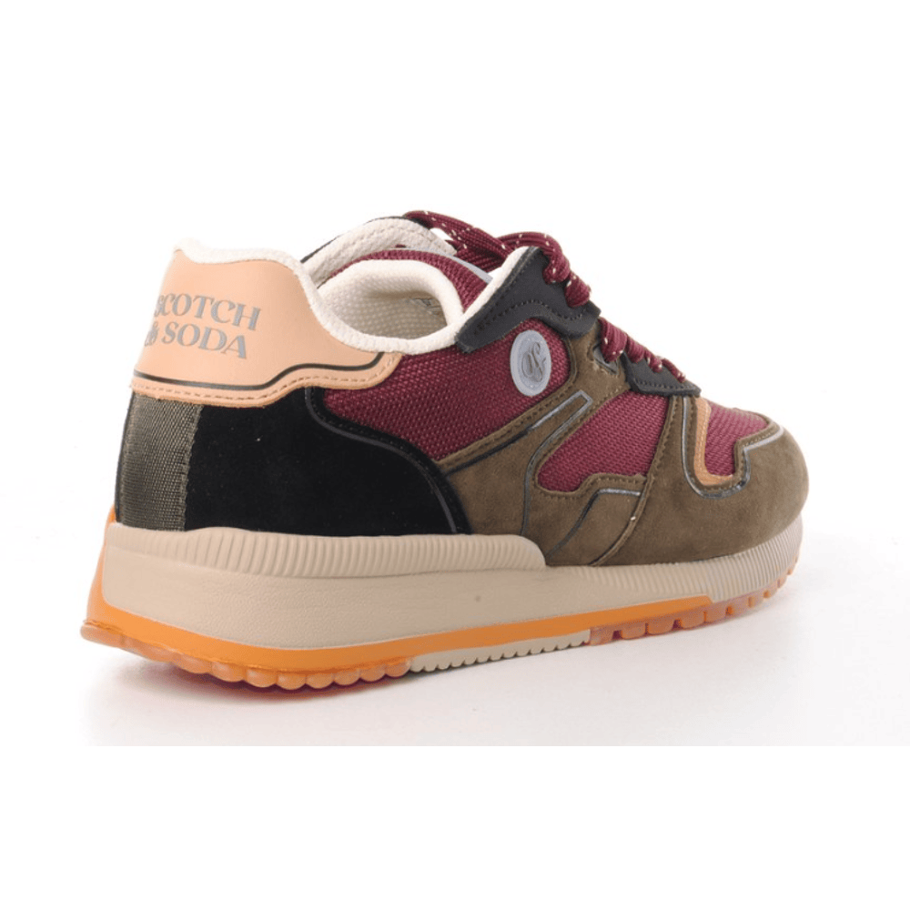 Scotch&Soda Dames Sneaker Vivi Bordeaux Multi