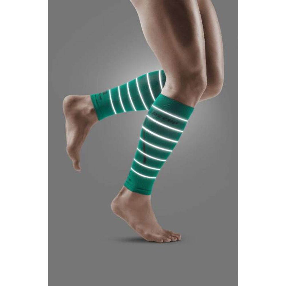 Reflective Compression Calf Sleeves Heren