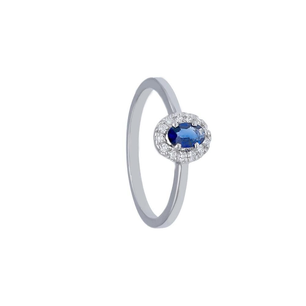 elegant en briljant goud en diamant ring met blauw saffier ai generatief  28206296 stockfoto bij Vecteezy