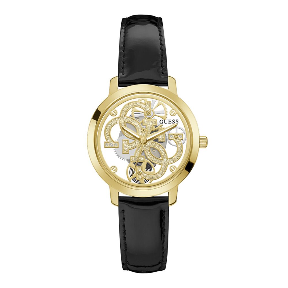 Guess horloge best sale zwart goud