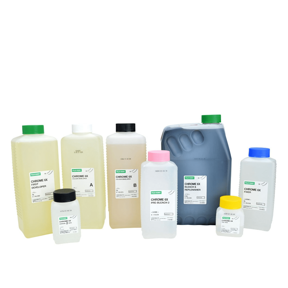 Fuji Hunt Chrome 6X E6 Film Processing Kit 5L