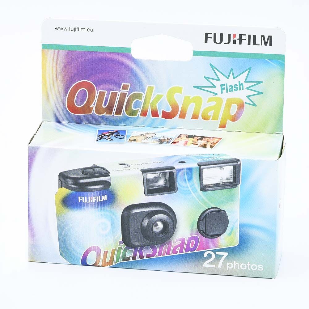  Fujifilm QuickSnap Flash 400 One-Time-Use Camera : Camera  Cases : Electronics