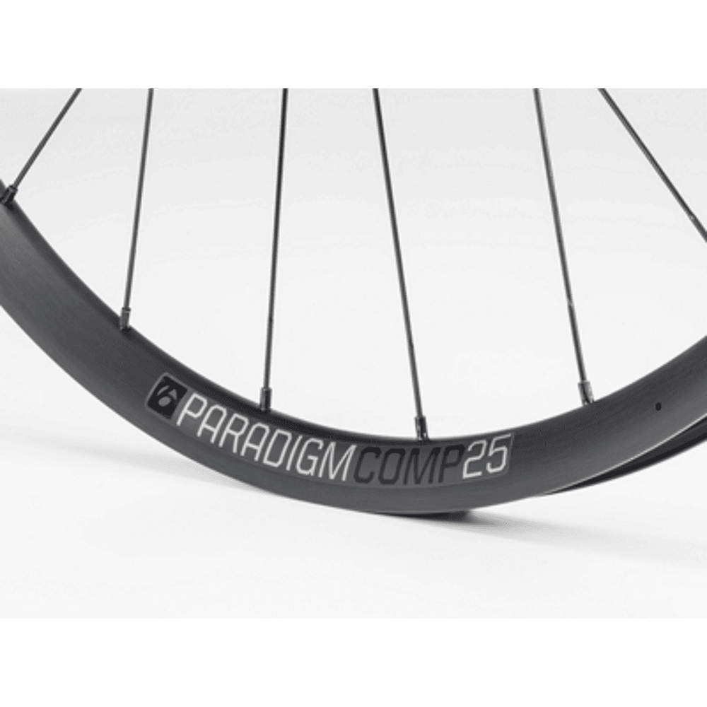 Bontrager Voorwiel Bontrager Paradigm Comp 25 Disc 12T Black Front