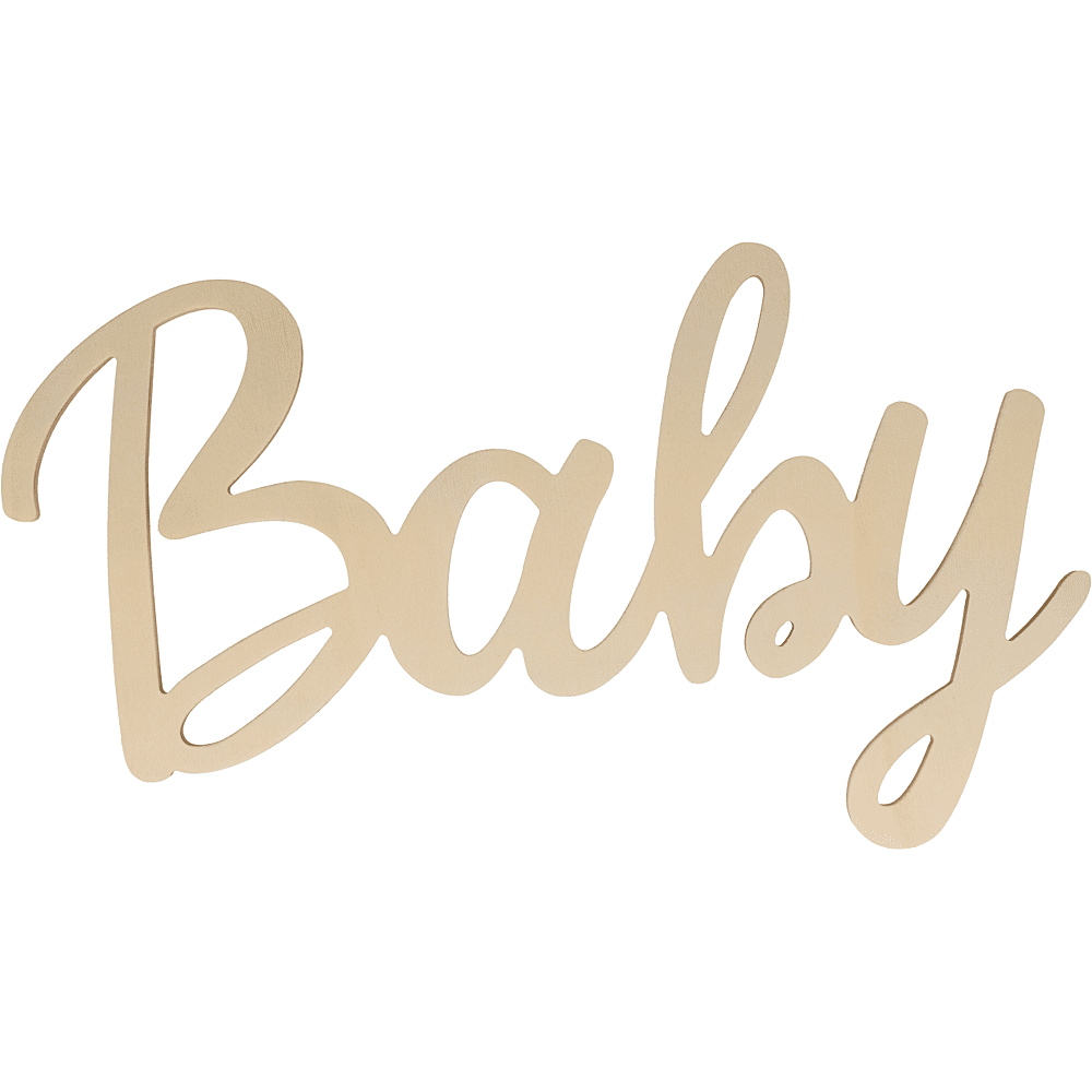 Artemio Houten Woord Baby 34 5x18 5cm Knutselen Ava Be