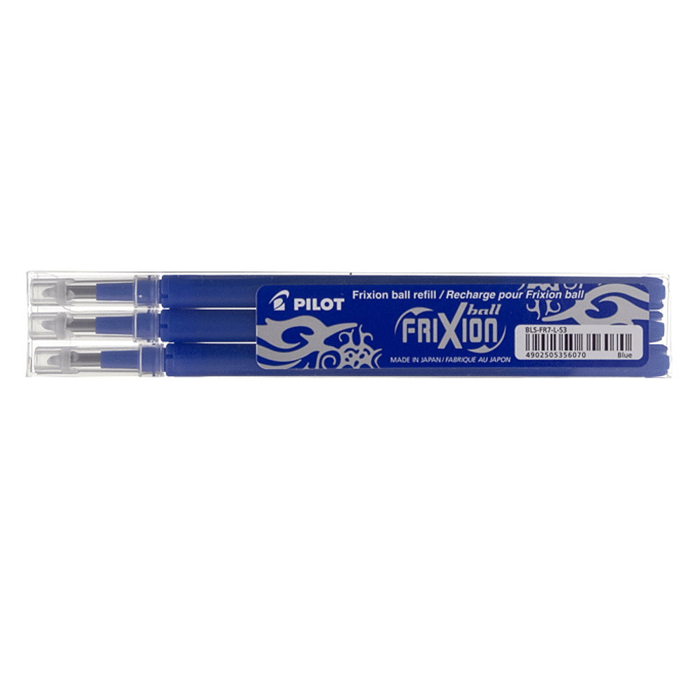 Pilot FriXion Ball Vulling Blauw 3 Stuks Schrijfwaren AVA.be