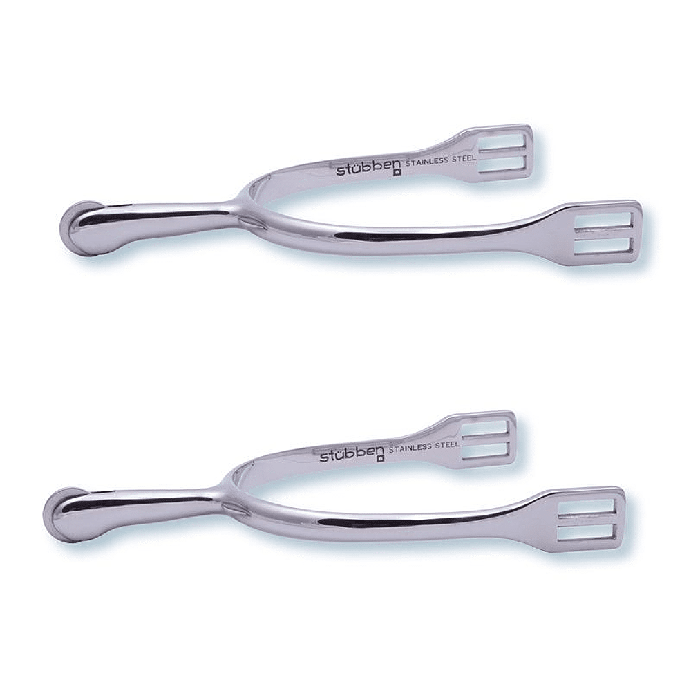 Stubben Special Dressage Spurs with smooth rowel