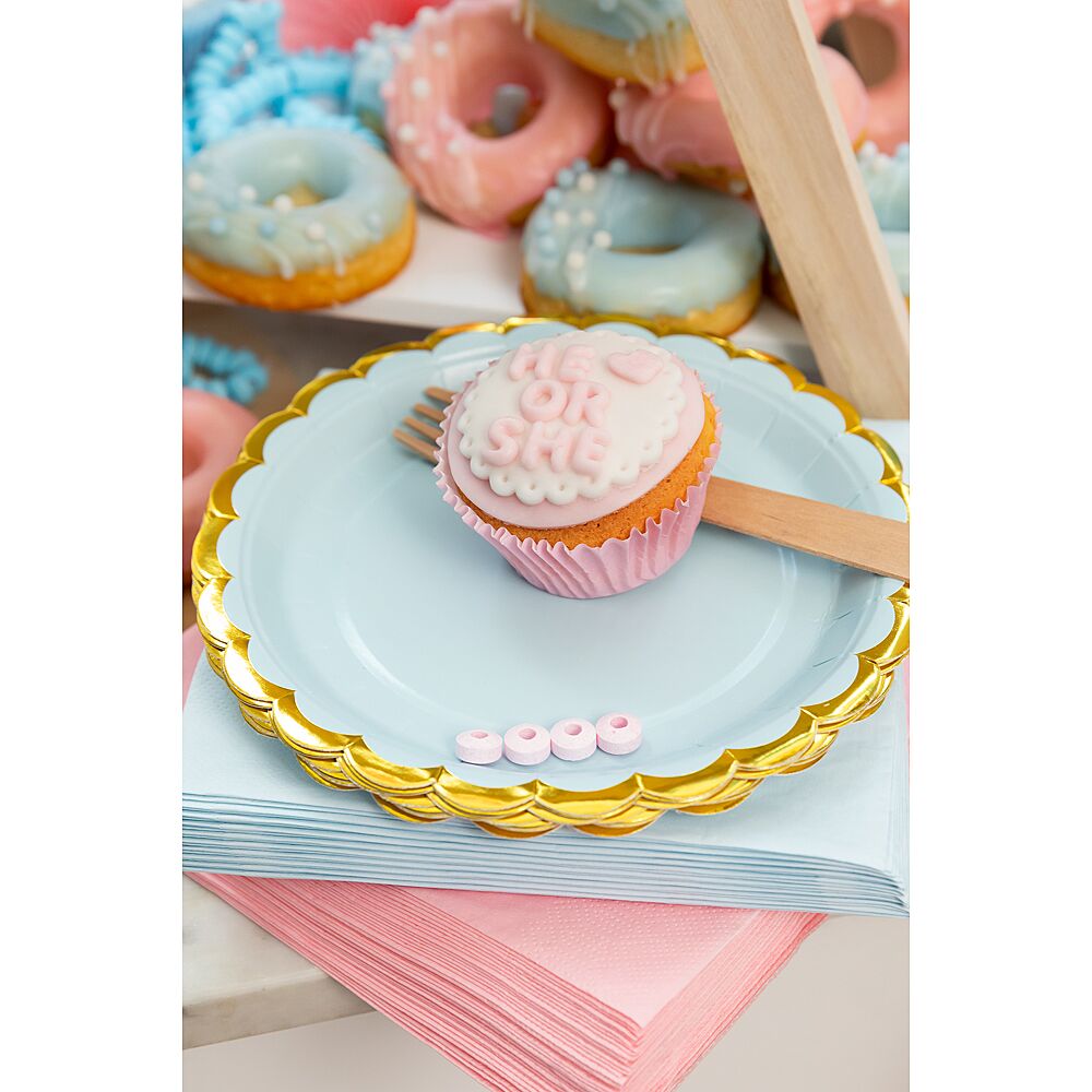 50 Caissettes cupcake - Argent - Cerf Dellier - Présentoirs à