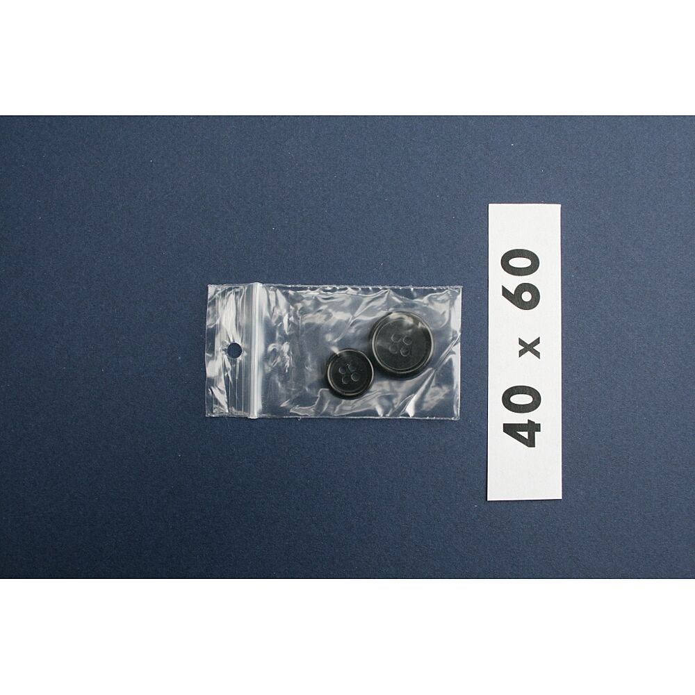 Sachet Zip Refermable (6 x 4 cm) 100 pièces