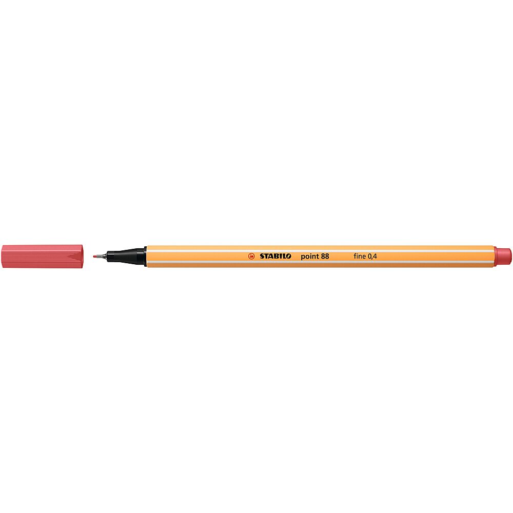 Stabilo Point 88 Fineliner Pen - Rust Red 
