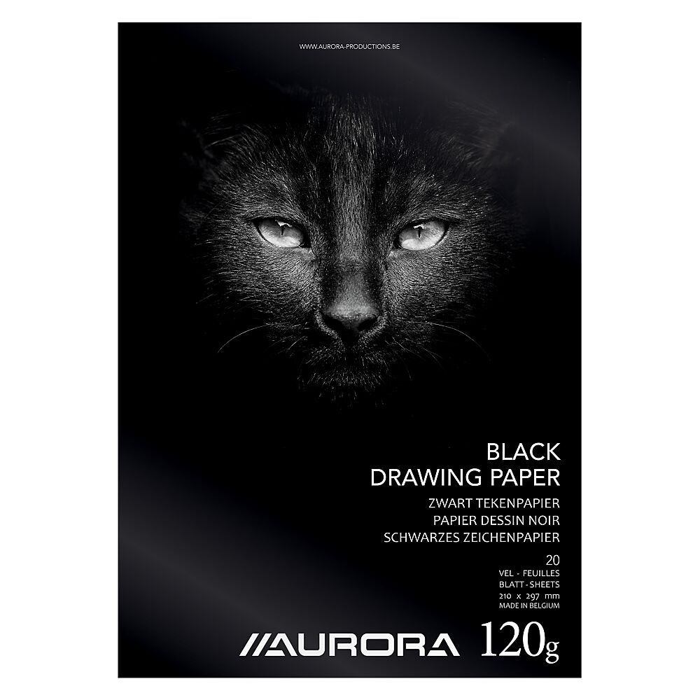 Raphael Bloc Dessin Noir A4 120g/m² 20 Feuilles - Peindre/dessiner 