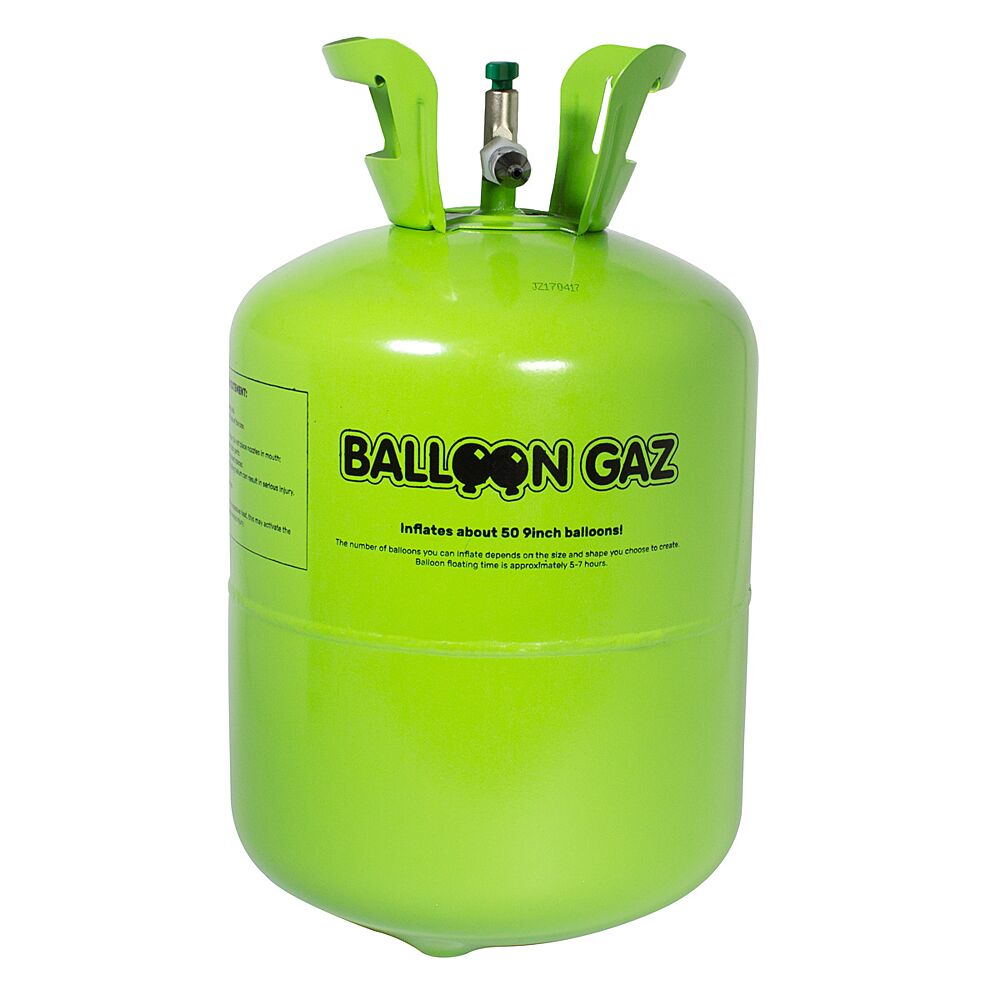 Trendario Party Gaz hélium pour ballons, format XL, jusqu'à 30 ballons,  conteneur d'hélium, avec 30 ballons en latex et un ruban pour un  remplissage facile : : Cuisine et Maison