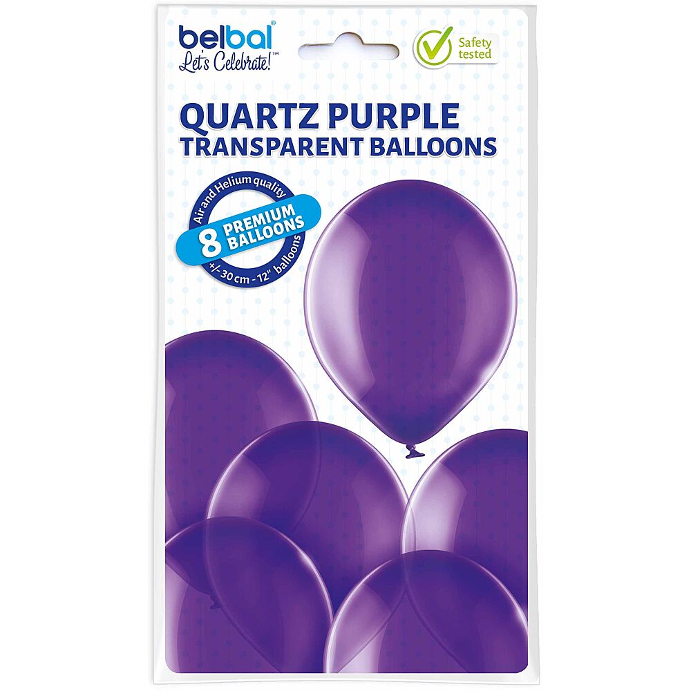 30 ballons violet (convient également à l'hélium)
