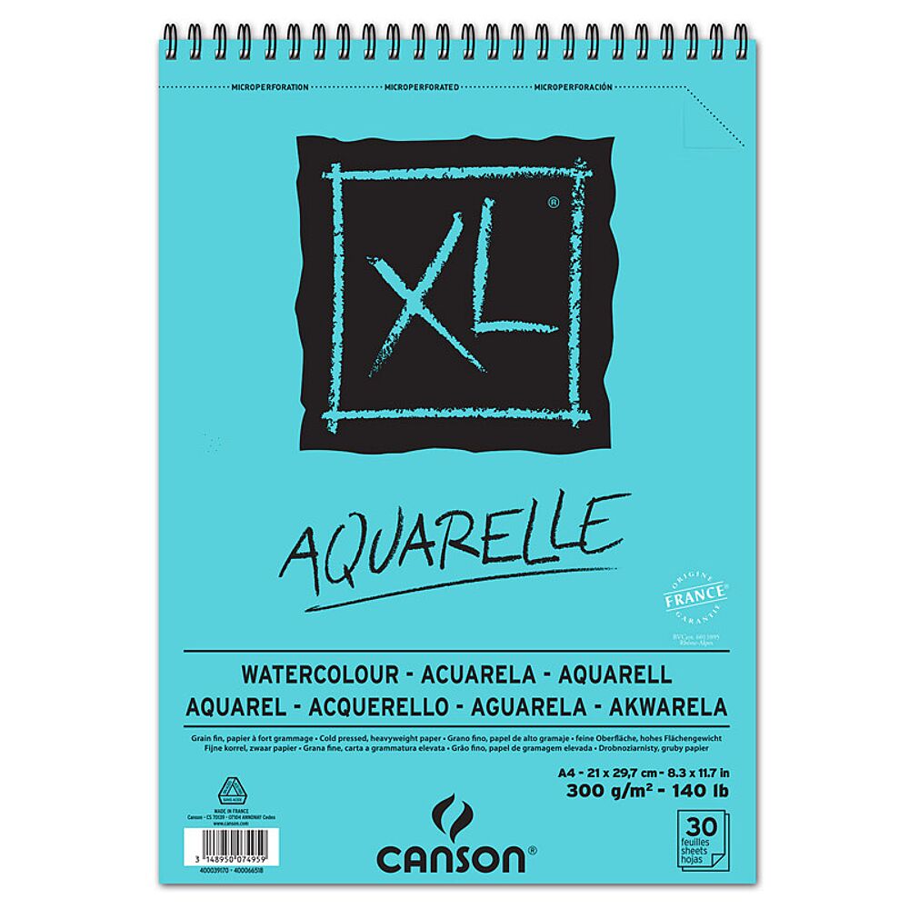 Schandalig Corporation Oprechtheid Album XL Aquarelle 30 Vellen 300g/m² A4 Spiraal - Schilderen/tekenen - AVA .be