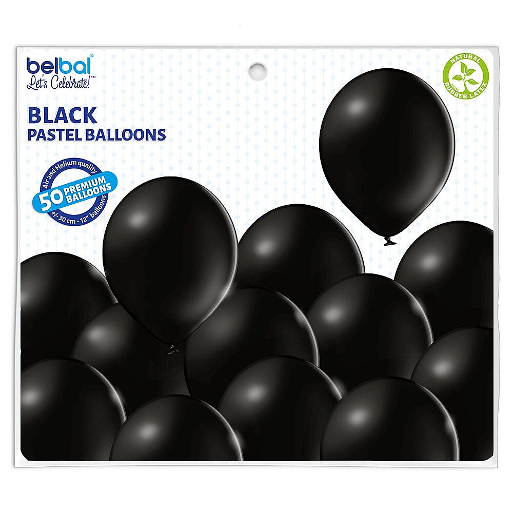 Ballon Noir - 20 Pièces
