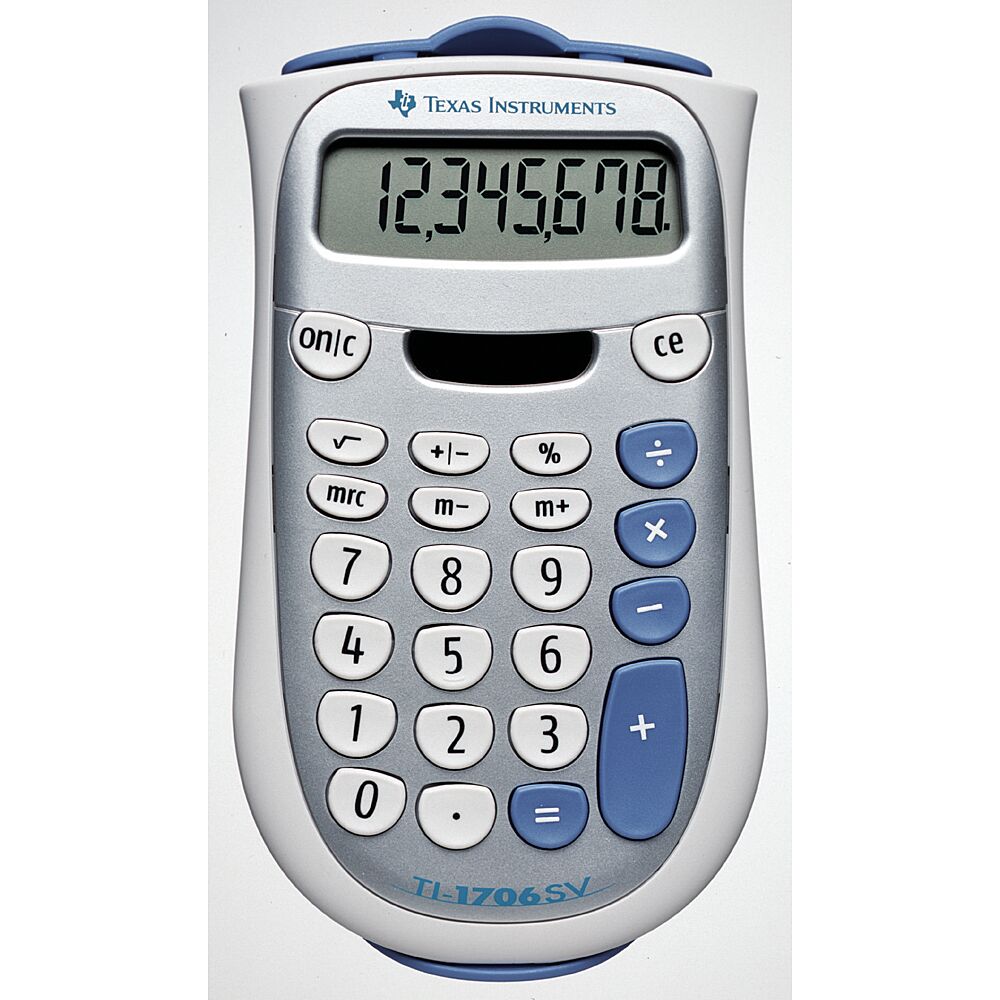 Texas Instruments Calculatrice Ti-1706 Sv 8 Chiffres Solaro - Fournitures  de bureau 