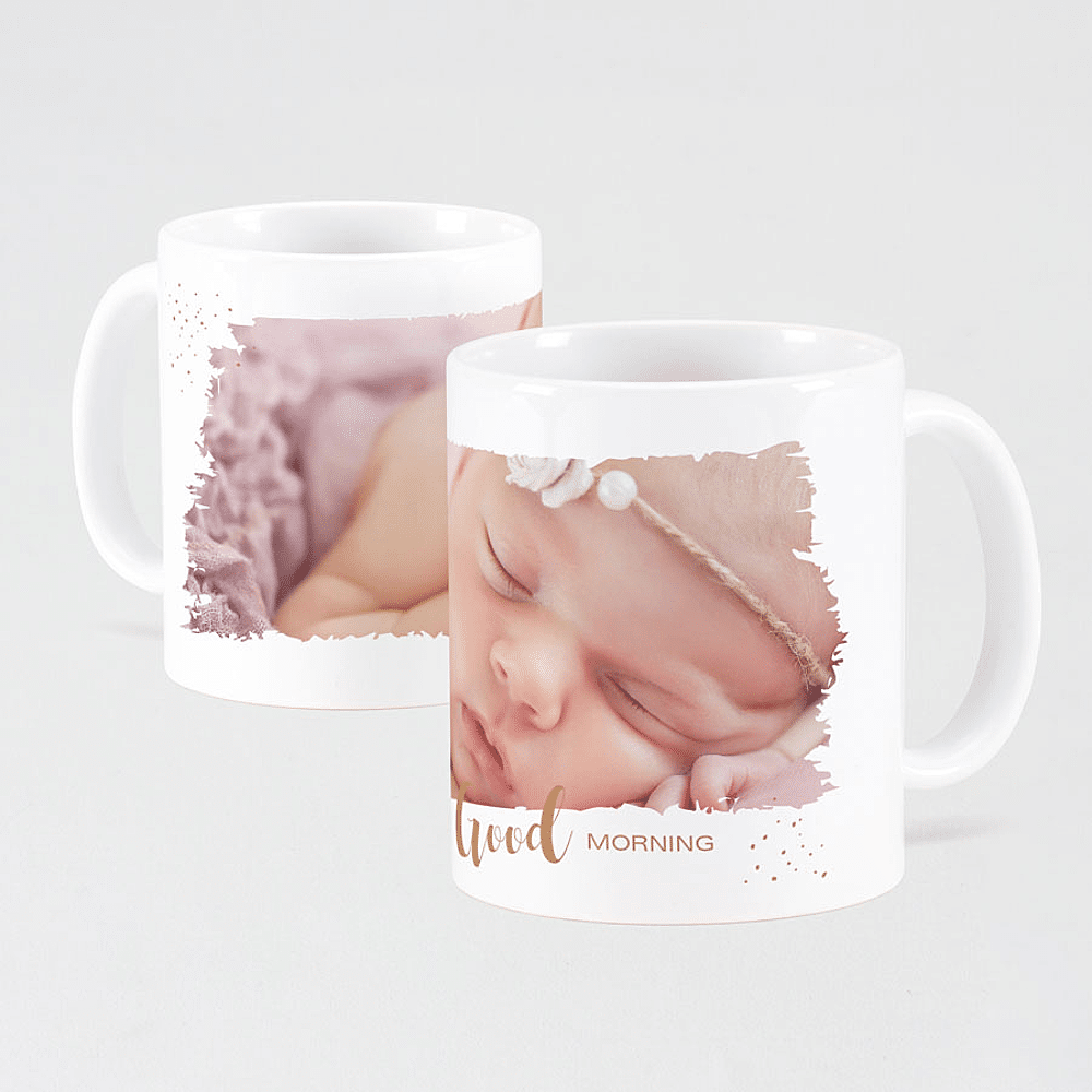 Joymaking Gepersonaliseerde mok met Letters Koffiemok met Bloemenmotief, naam Initialen Persoonlijke Geschenken Koffiemok voor Vrouwen Vriendin D - 400 ml Roze