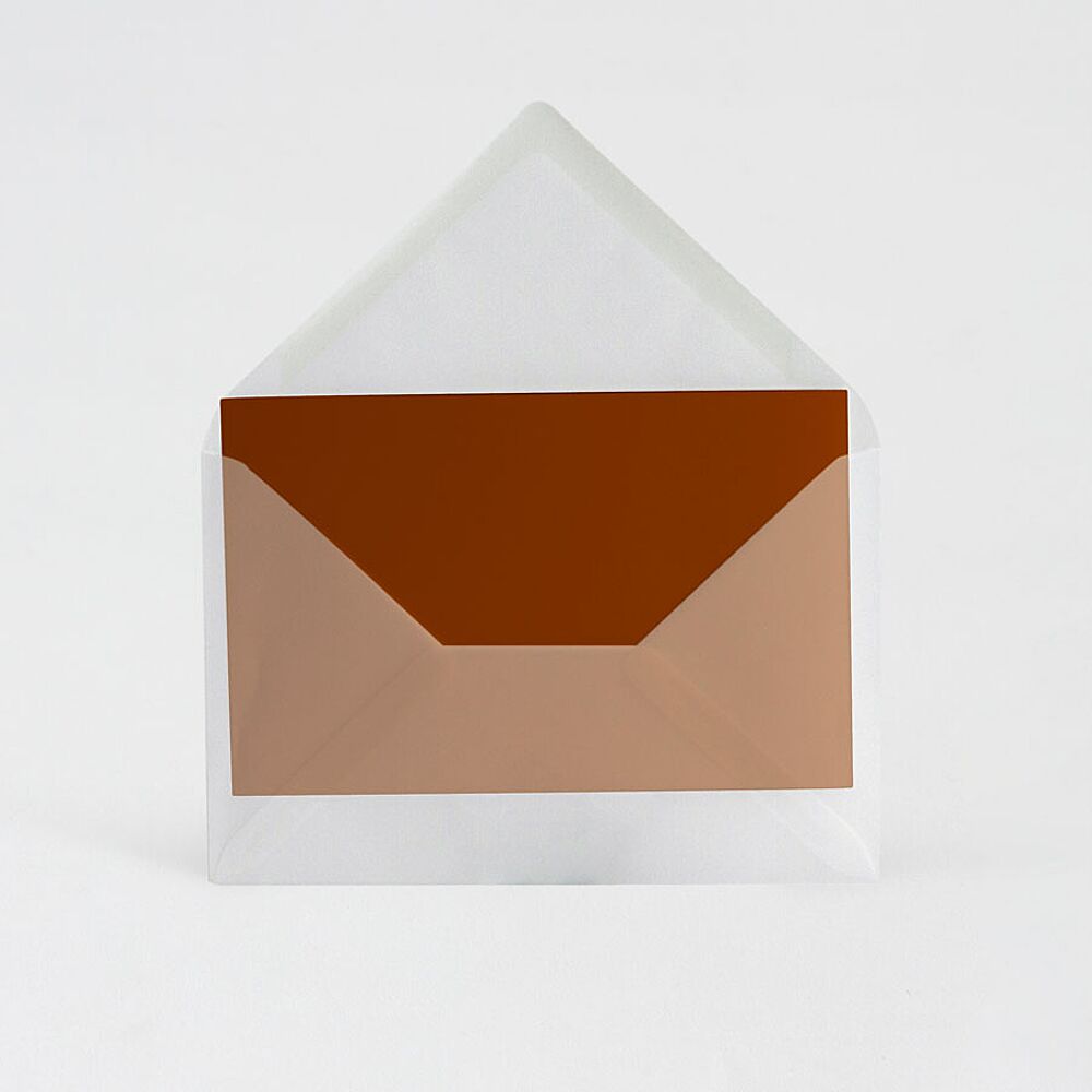 Kalk envelop trouwkaarten (18,5 x 12 - Mijn ontwerp - AVA.be