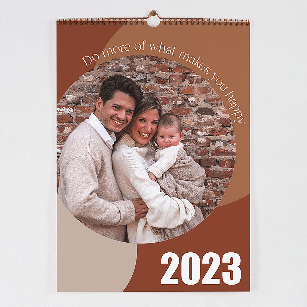 Calendrier mural bohème Format A4 Mijn ontwerp AVA.be