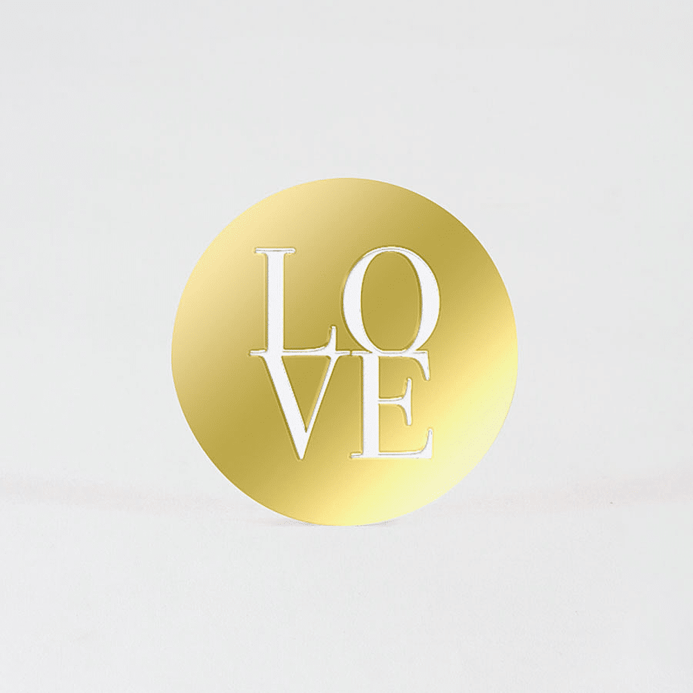 Sticker mariage love mijn ontwerp