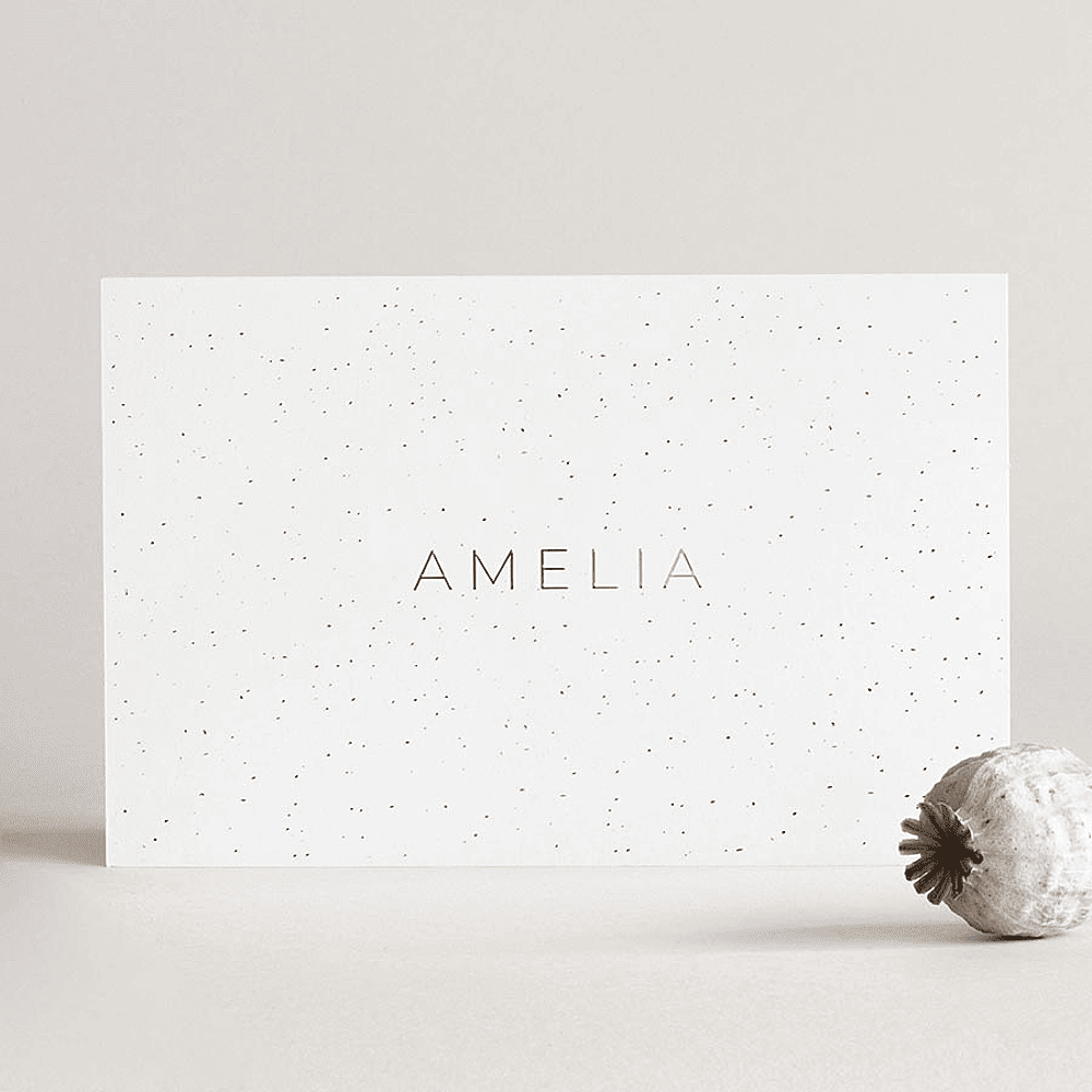 ava Faire-part naissance pluie étincelante