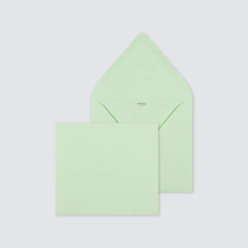 Enveloppe vert pâle - Ma création 