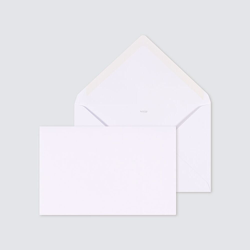 Jolie enveloppe blanche rectangle (18,5 x 12 cm) - Ma création 