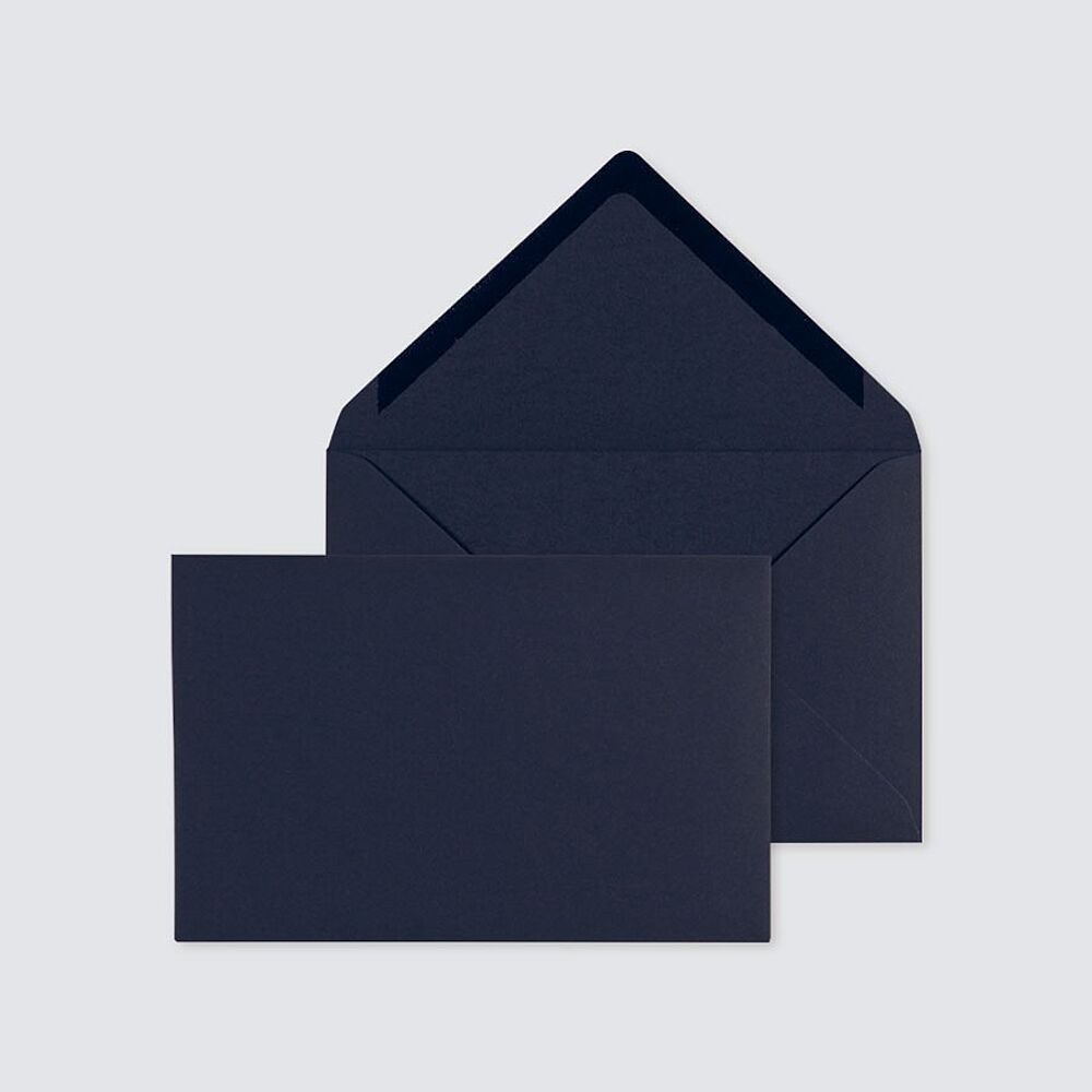 Enveloppe couleur bleu nuit - Ma création 