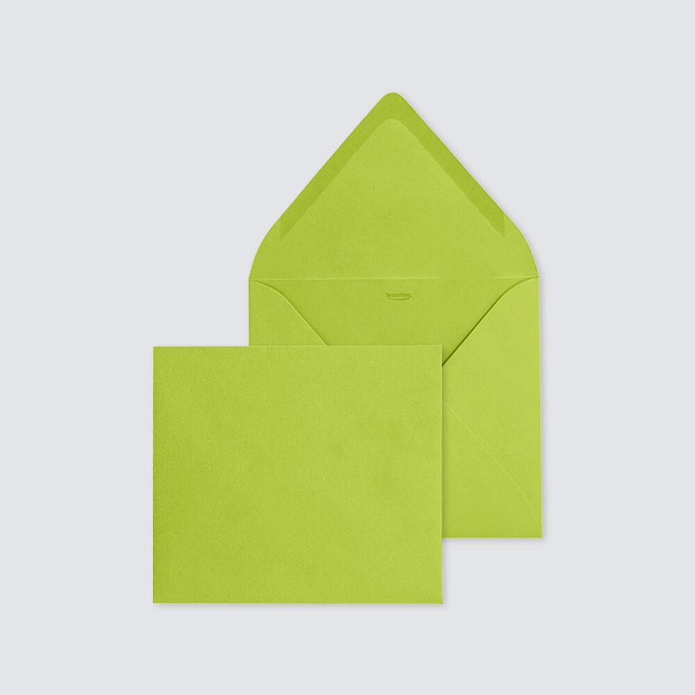 Opvallend felgroene envelop (14 12,5 cm) Mijn ontwerp - AVA.be