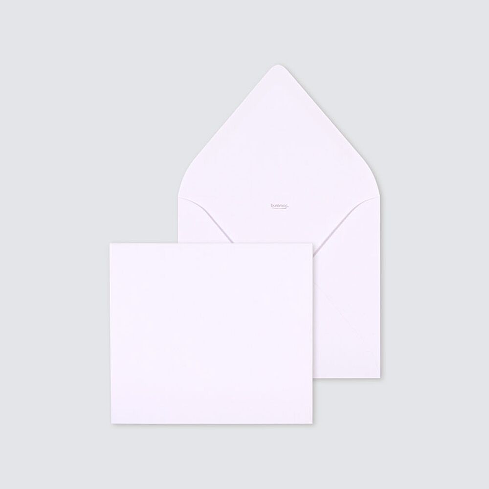 Magnifique enveloppe carrée blanche - Ma création 