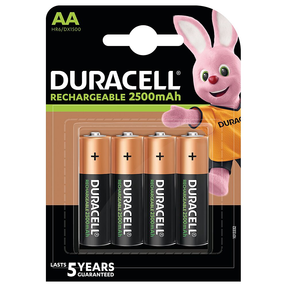 Duracell Oplaadbare Batterijen AA 4 stuks - - AVA.be
