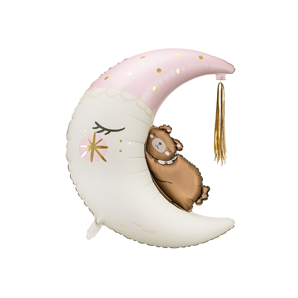 Broderie Crewel Encadrée – Ballons Et Ours Colorés Vintage, 38 X 11 Pouces