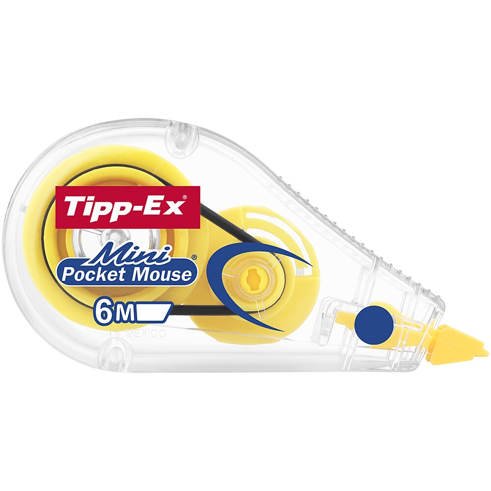 Tipp-Ex, Souris, Roller correcteur blanc, Mini Pocket Mouse, 5 mm