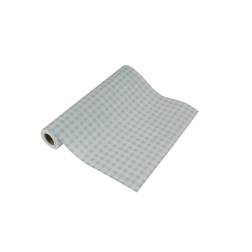 ava Tafelloper Blauw Geruit Polycotton 3m x 28cm Online | Huis \u0026 Tuin, image size:1000x1000