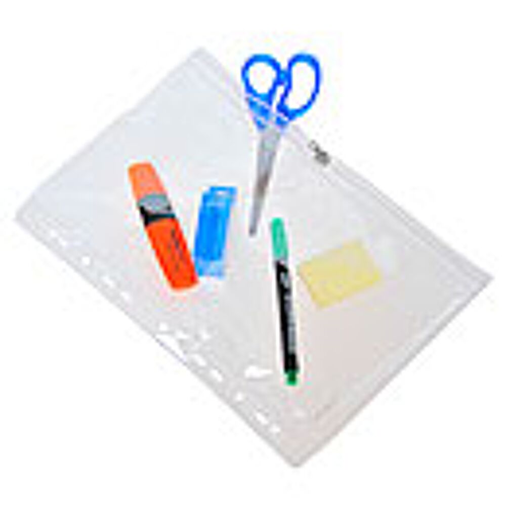 Pochette à crayons en PVC avec fermeture à glissière B6/5