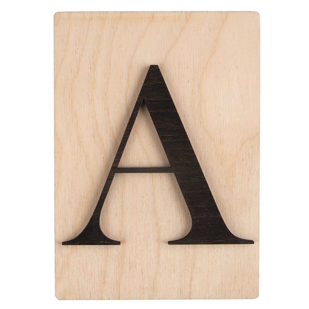 Lettre en bois style Scrabble - Bare Basics - 2 x 2 cm - 30 pièces - Lettres  bois - Creavea