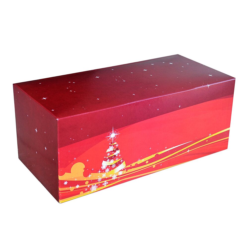 Boîte À Buche 20x14x14cm Christmas Tree - Emballer et conserver 