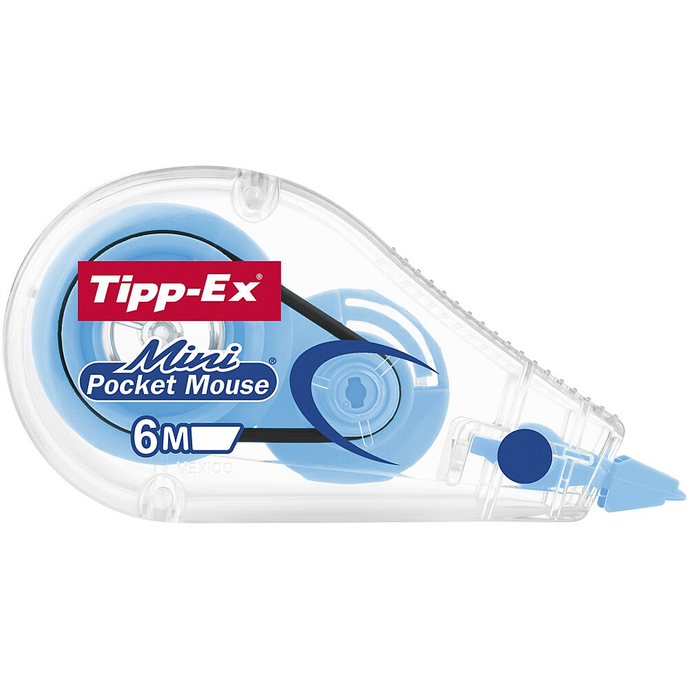 Tipp Ex - Mini correcteur bleu - Pocket Mouse - 6m Pas Cher