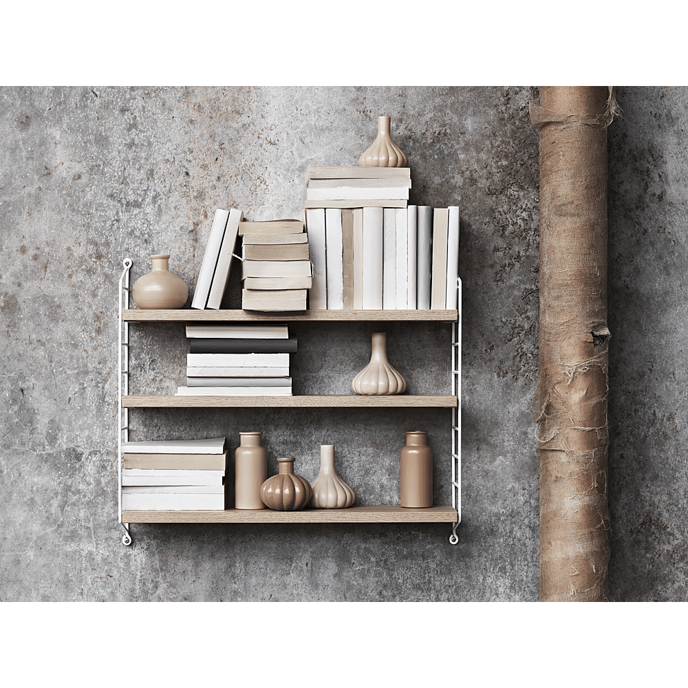 STRING POCKET OAK-WHITE