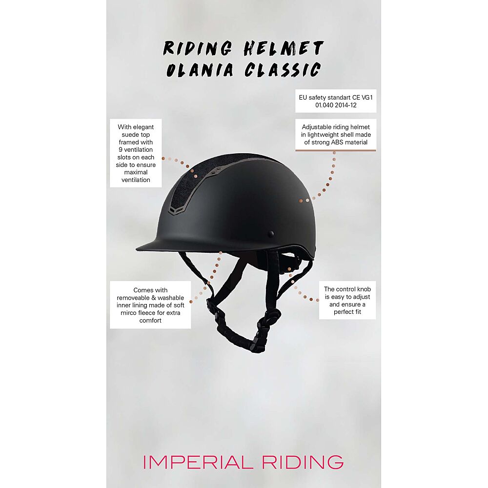Casque d'équitation Imperial Riding Olania