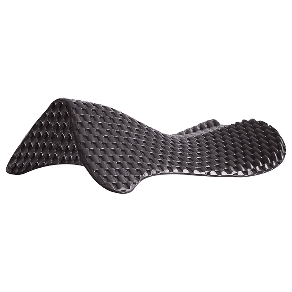 Tampon Gel Souple Acavallo Respira Noir - Demi-tapis De Selle - Occasion Bon état - Équitation