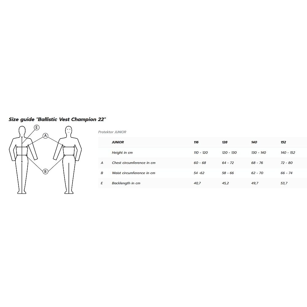 Komperdell Bodyprotector Ballistic Champion Emmers
