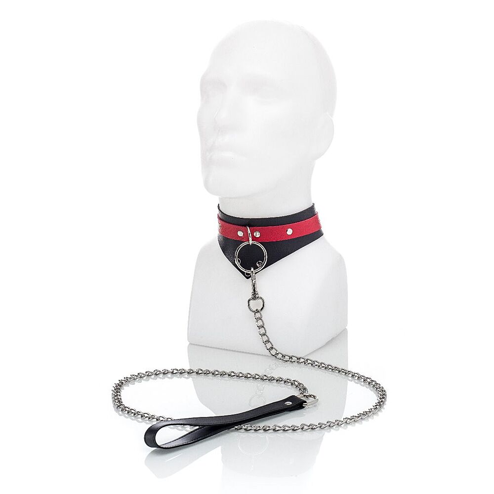 Collier BDSM Elegant D-Ring Luxury Bondage de Taboom