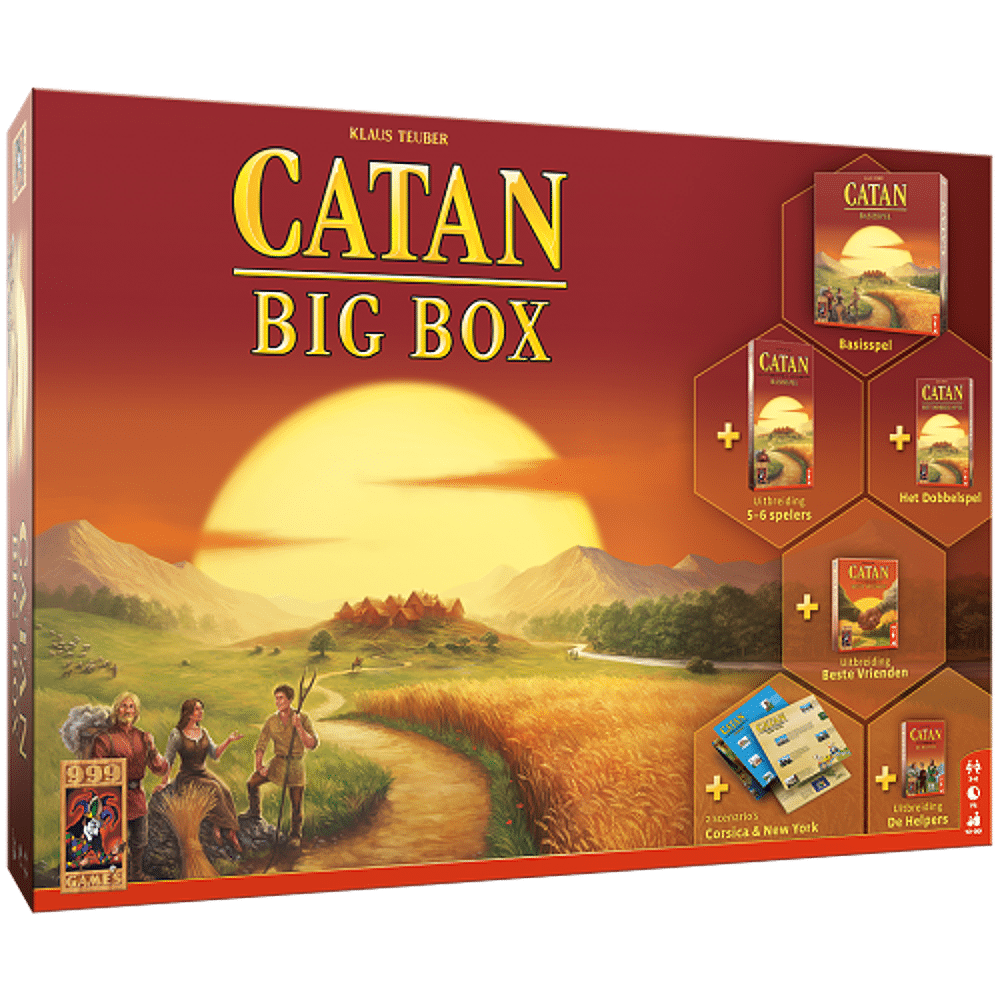 Openbaren Editor Berg Vesuvius Catan: Big Box | 999 Games | In den olifant