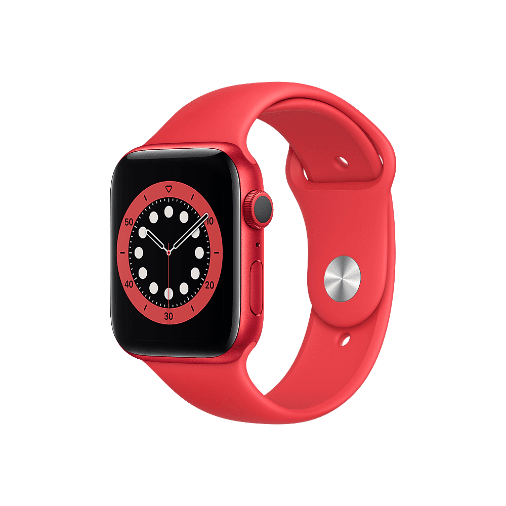 Spigen - Apple Watch 6 44mm Case - Siliconen Thin Fit Rood | Shop4smartwatch