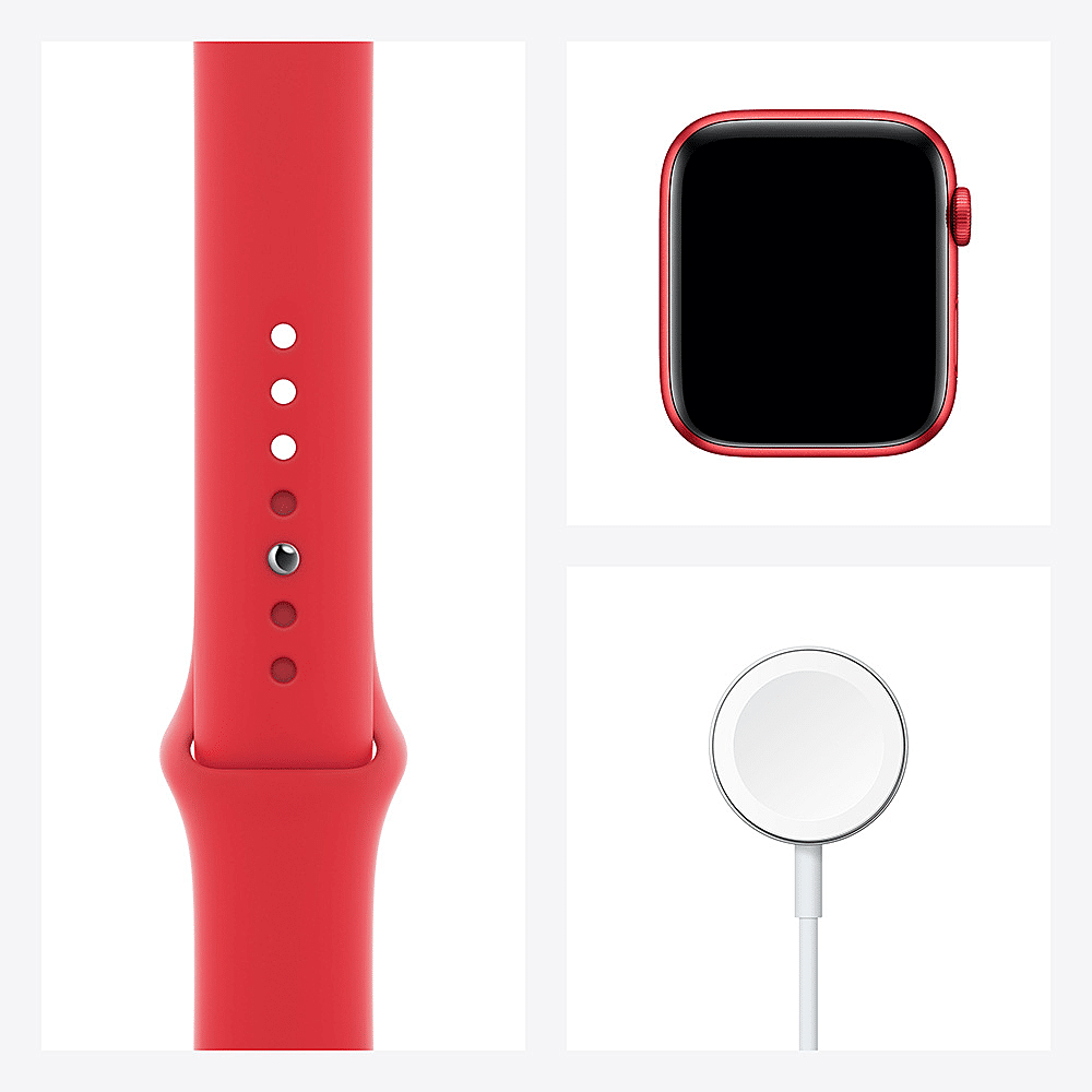 Apple Watch Series 6 GPS 44mm Red Aluminum Case Red Braided Loop - Apple  Store Pakistan - iShop