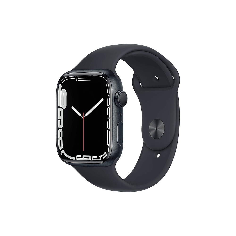 Woud Geweldige eik Ruilhandel Apple Watch Series 7 (GPS) • 45mm kast van inktblauw aluminium • Inktblauw  sportbandje - Apple Watch -