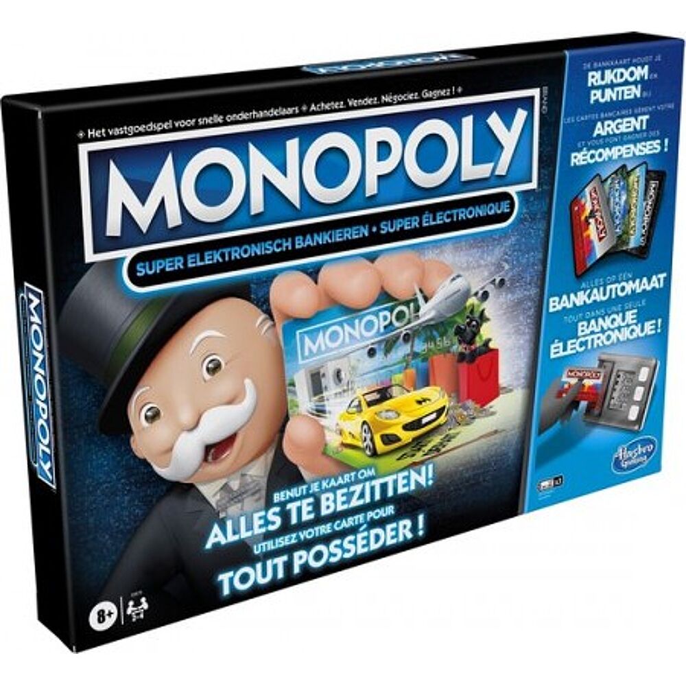 Figuur Merchandising vervormen Monopoly Super - Elektronisch Bankieren - Belgische Editie E8978197