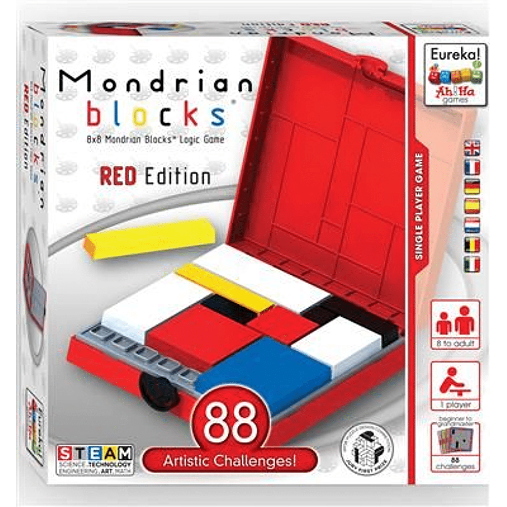 Eureka! Ah!Ha Mondrian Blocks RED edition
